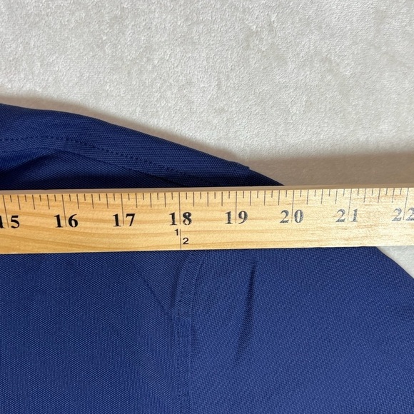 Greyson XL Navy Golf Performance Polo Shirt Textured Athletic Collar EUC C23 - Picture 9 of 10